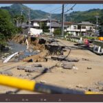 台風15号により被災した山切川周辺